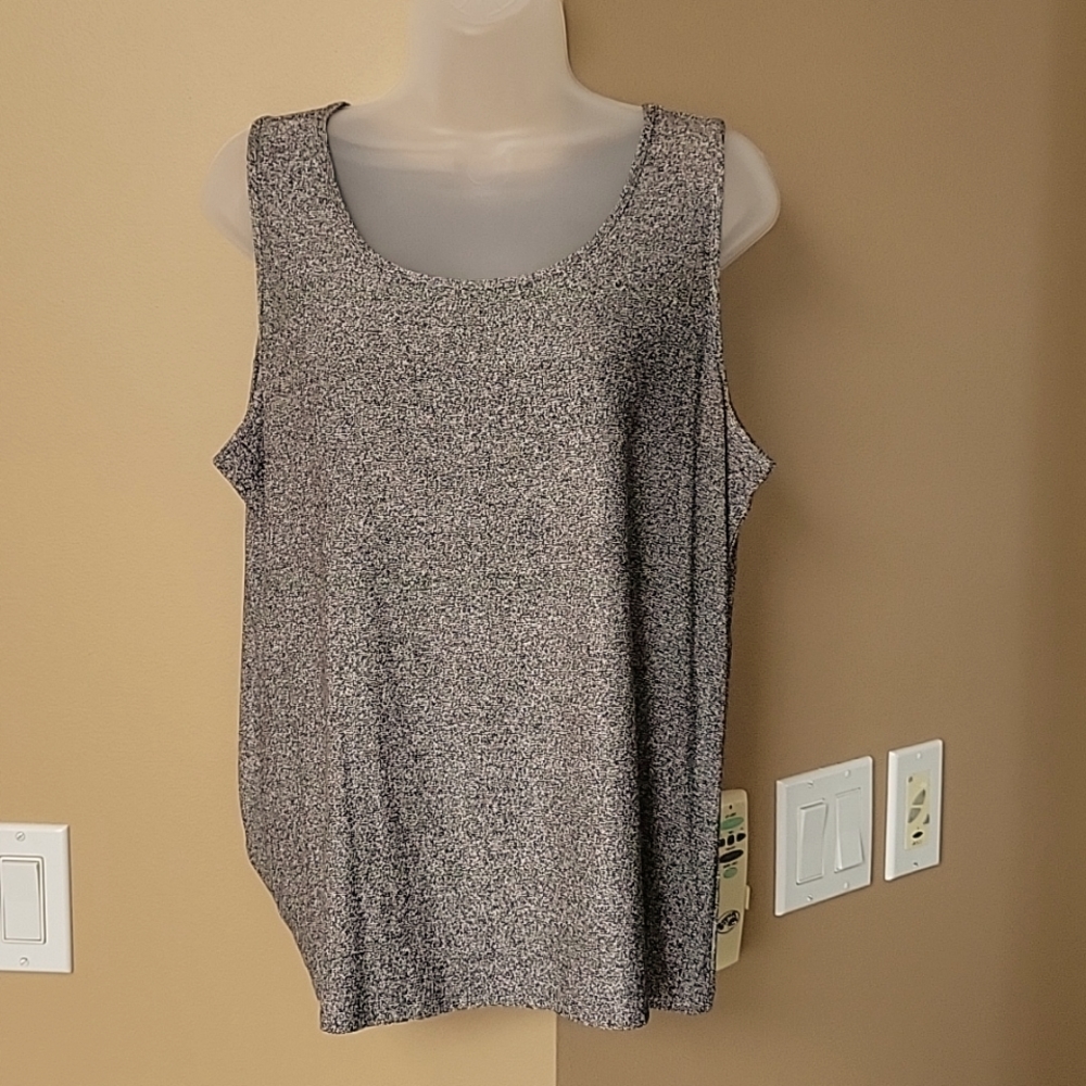 Black Heathered tank